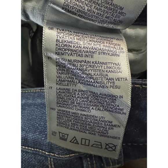 NWT NYDJ Alina Skinny Legging Blue Denim Stretch Echo Valley Medium Wash Size 14 - Picture 9 of 14